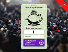 Tablet Screenshot of checkmybroker.com